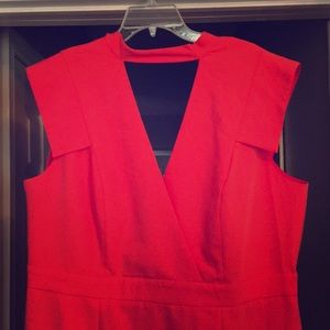 ASOS 16w wrap pencil dress